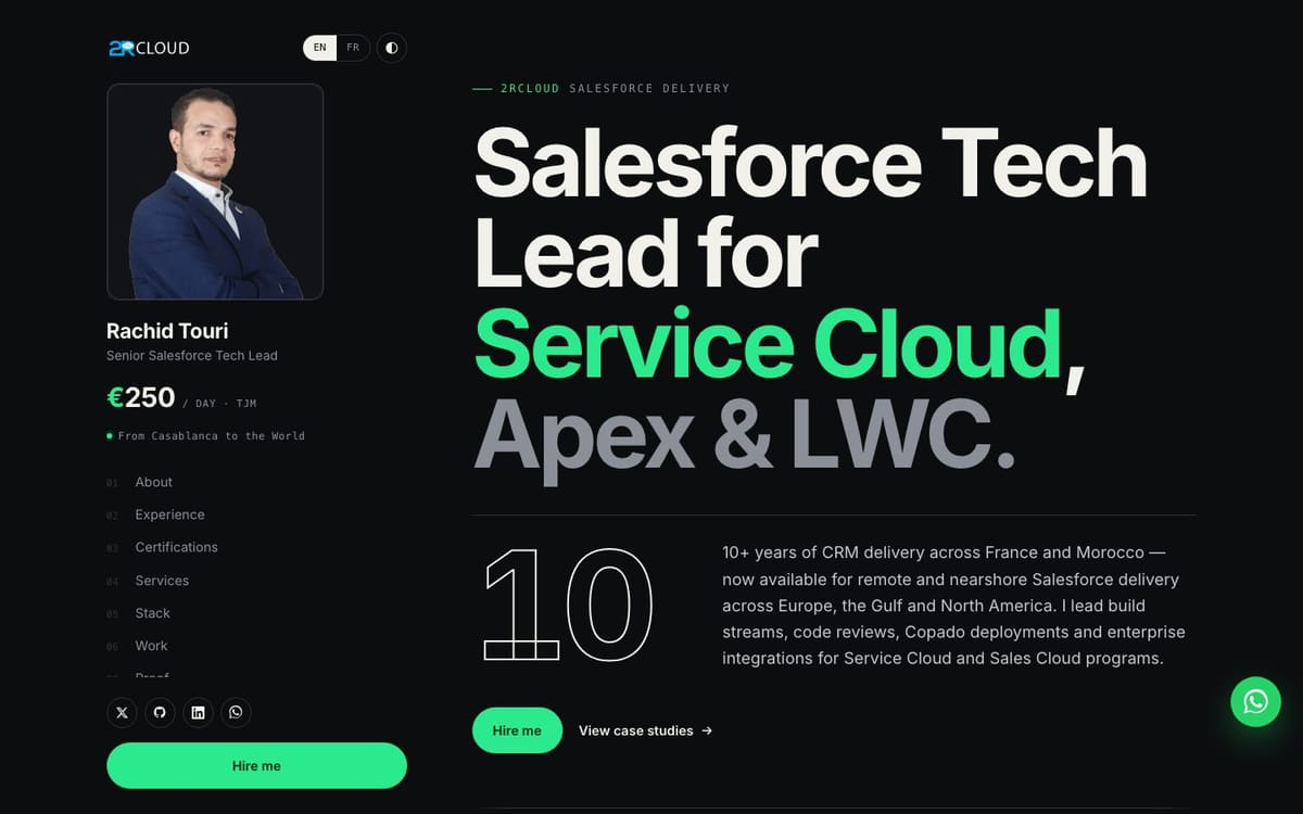 2RCLOUD — homepage